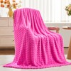 NEWCOSPLAY Super Soft Twin Blanket Pink Premium Silky Flannel Fleece
