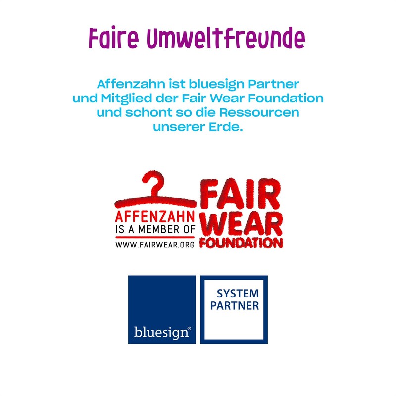 Children's Affenzahn rucksack for ages 3 - 5, in kindergarten,