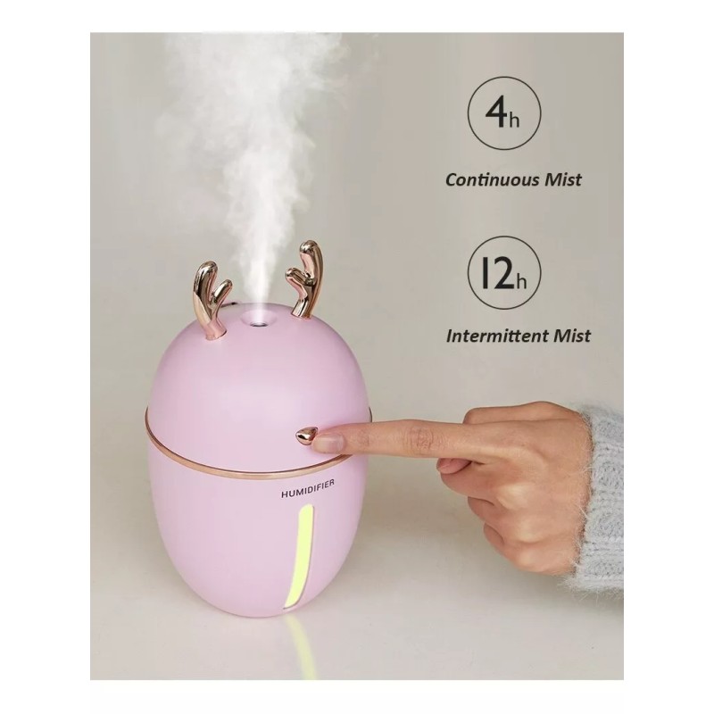 Meliars Humidificador Difusor Reno 450 Ml Conexion Usb