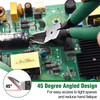 INJOYTEC Wire Side Cutters Clippers 45 Angled Flush Cutters Side