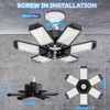 XINGHUANLIT Garage Lights 200W - 8 Pack LED Garage Ceiling