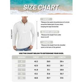 TACVASEN Men's Golf Shirts Lightweight Moisture Wicking Sports Workout Shirts Long Sleeve Running Shirts Summer UV Protection Shirts White L
