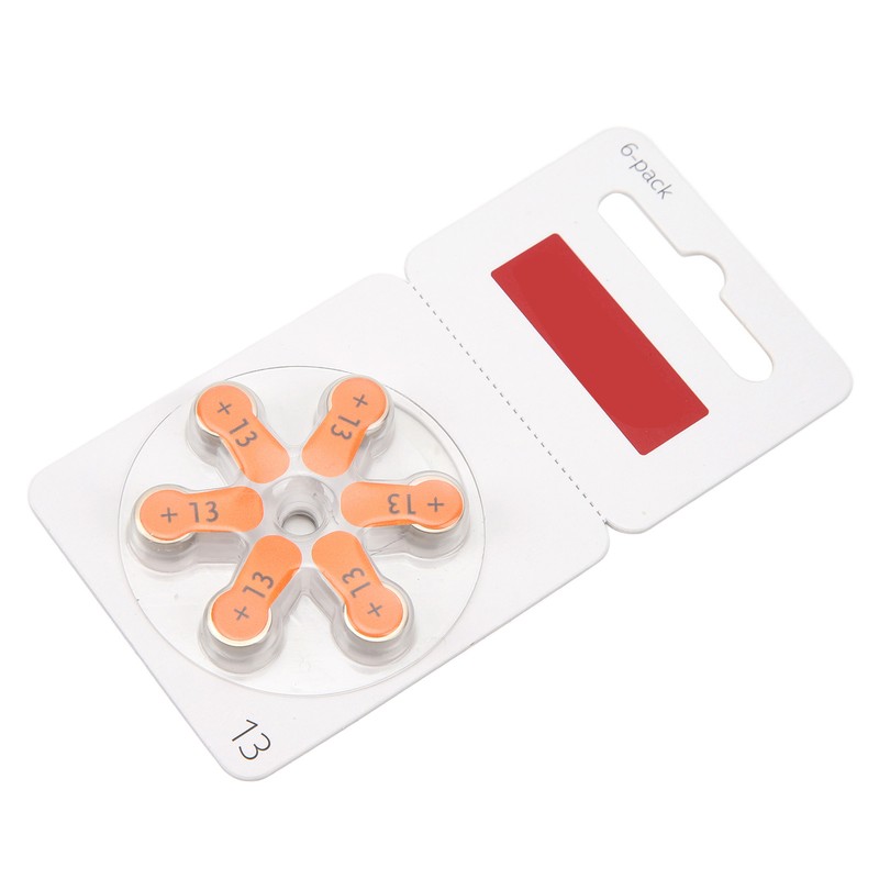 60pcs A13 Hearing Device Battery Zinc Air Lasting Power Sound