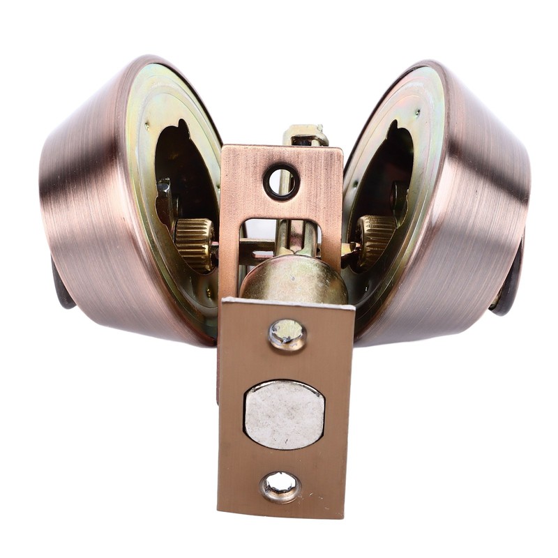 Door Knob Lock Universal Protection Entrance Keyed Double Side Interior