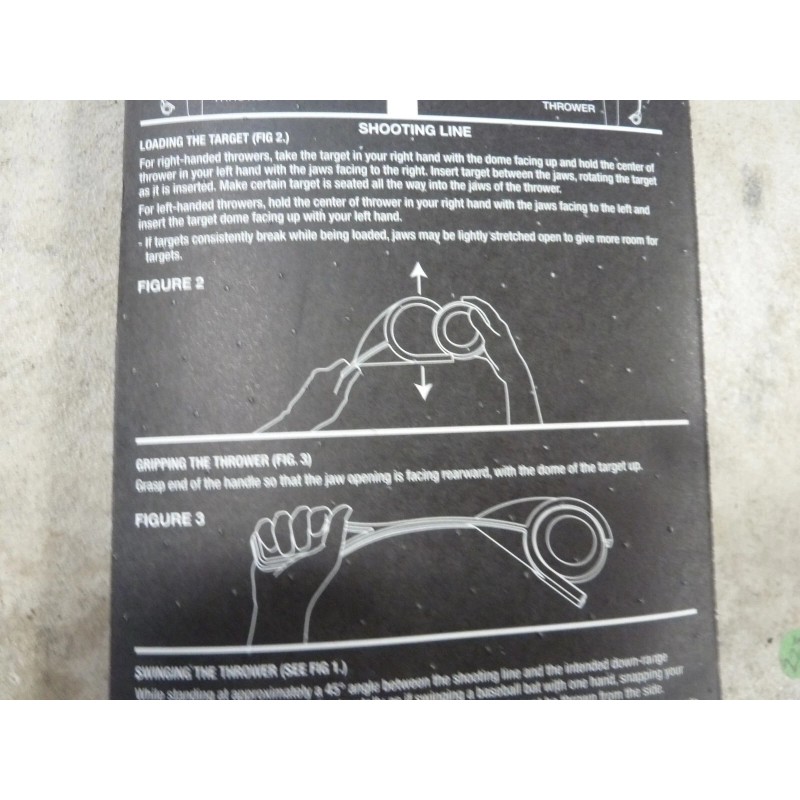 Winchester (2) Clay Pigeon Handheld Thrower Launcher Left/Right Hand WINCHESTER