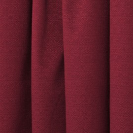 Eclipse Canova Thermal Insulated Single Panel Rod Pocket Darkening Curtains for Living Room, 42 in x 95 in, BURGUNDY