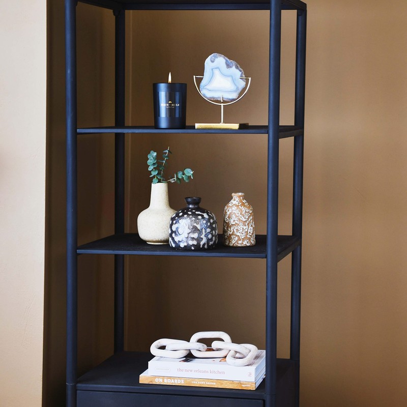 Creative Co-Op Main + Mesa Natural Brown Agate on Stand