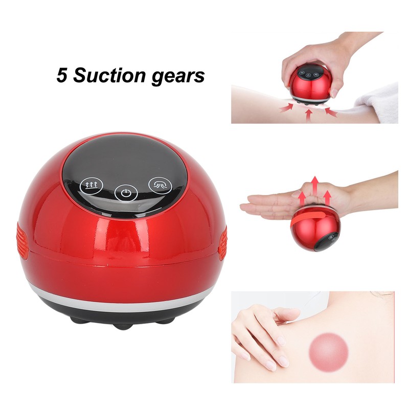 Electric Cupping Machine 5 Heating 5 Suction Gears Negative Pressure