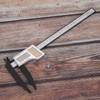 200mm Digital Caliper Solar Power Carbon Fiber Ruler with 75mm