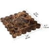 Square Marble Decorative Tray with Scalloped Edge,Luxury Natural Stone Bathroom