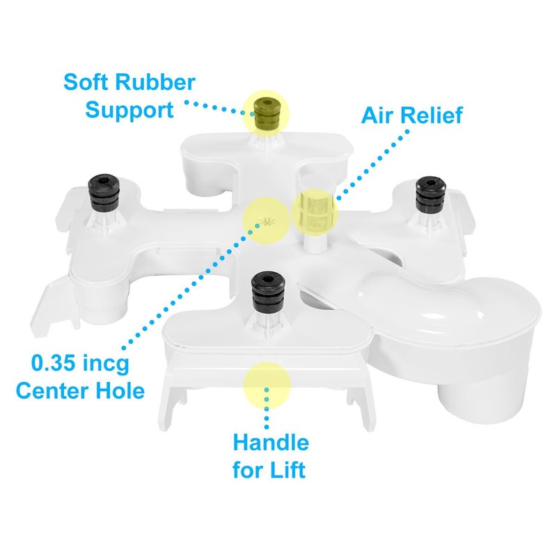 XtremepowerUS DE Filter Top Collector Manifold Assembly Air Relief Replacement