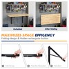 Ultrawall 24 inch Black Sturdy Folding Shelf Brackets, Heavy Duty