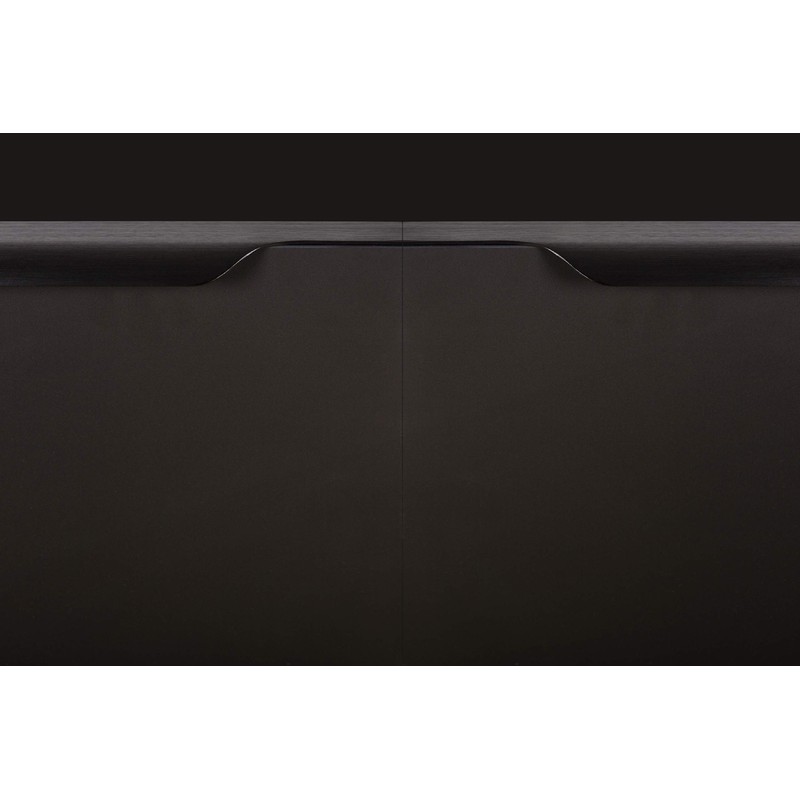 Gedotec Vector Kitchen Cabinet Handle Black Brushed Kitchen Handle Aluminium