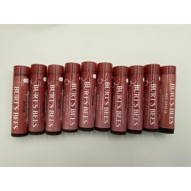 Burt's Bees 10 Burt's Bees Tinted Lip Balm, Red Dhalia NEW Sealed Loose Tubes Bulk