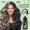 BELEZALIB Black Hair Dye Shampoo Permanent for Men&Women, 3-In-1 Shampoo