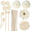 42PCS Reed Diffuser Sets | Natural Rattan Flower Reed Fragrance
