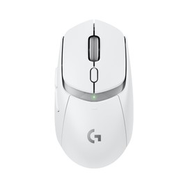 Logicool G Gaming Mouse G309 Lightspeed Wireless Mouse G309WL-WH Lightforce Hybrid Switch HERO 25K Sensor 6 Programmable Buttons Over 300 Hours Continuous Use Bluetooth Powerplay Wireless Charging