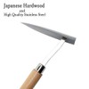Tomerry Japanese Garden Landscaping Triangle Hoe with Stainless Steel Blade