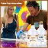 LEEYA RESIN Epoxy Resin Kit with Pumps 1 Gallon, Table