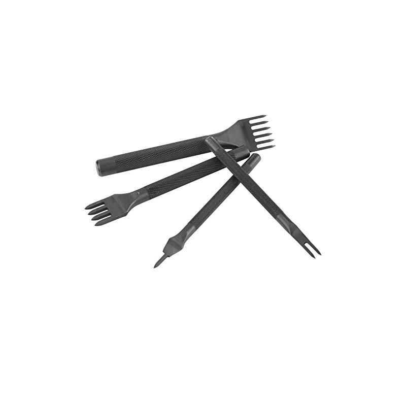 FTVOGUE 4 Pcs/Set Punch Herramienta de Bricolaje de Cuero Herramientas