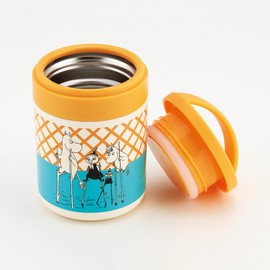 Skater LJFC3AG-A Antibacterial Insulated Soup Jar, Soup Pot, 10.1 fl oz (300 ml), Moomin, Colorful