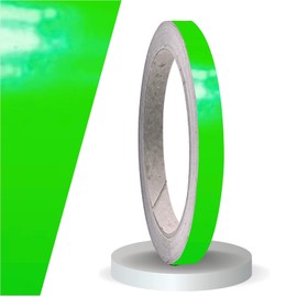 siviwonder Decorative Strips Neon Green in 9 mm Width and 10 m Length for Car Boat Jet Ski Model Making Tape Sticker Decorative Strips Neon Green Fluorine