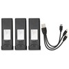 3PCS Drone Lithium Battery Portable Rechargeable 1800MAH 3.7V Quadcopter Drone