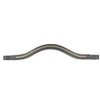 gs-sports Headband for Bridle Gold Clincher Headband Leather Black 42