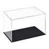 Toolzia Acrylic Clear Display Case,Countertop Box Cube Organizer Stand Dustproof