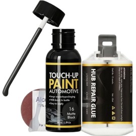 Retoque para Llantas con Punta Aplicación Exacta para Cubrir Marcas y sgastes en Rines Aleación Acuado para Restauración Superficies Pintadas y Tallado Vehículos,