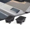 2Piece Black Stake Pocket Covers Rear Truck Pickup Bed Rail