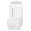 Mountain West Company Oblong Jar with Handle, 4 Pack, Plastic