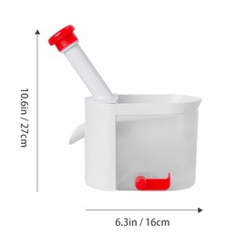 Kichvoe Cherry Pitter Tool Multifunctional Fruit Vegetable Corer Easy Squeeze Grip Cherry Grape Olive Pit Remover Kitchen Gadget 10.62X6.29X3.93In