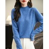 Chanyarn Women's Cashmere Long Sleeve Sweater Mockneck 2025 Fall Winter