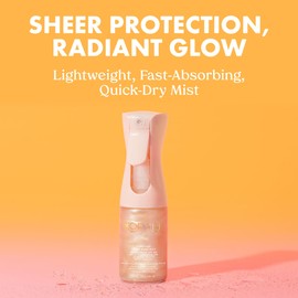Kopari Kopari Rose Gold Sunglaze Sheer Body Mist Sunscreen SPF 42, Infused with Shimmering Body Oil, Hydrating Mist, Hydrates, Brightens, Makeup Friendly, Gives Skin a Glowy Finish, Lightweight,