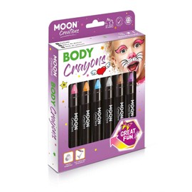 Moon Creations Body / Face Colouring Pencils Crayon Set Face and Body Makeup 3.5 g Adventure Colour Box Set