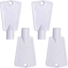 [NEW VERSION] 297147700 Freezer Door Key Replacement Part by Canamax - Compatible with Kenmore Electrolux Freezers - Replaces AP4301346 216702900 PS1991481 5308037402 216388700 - PACK OF 4