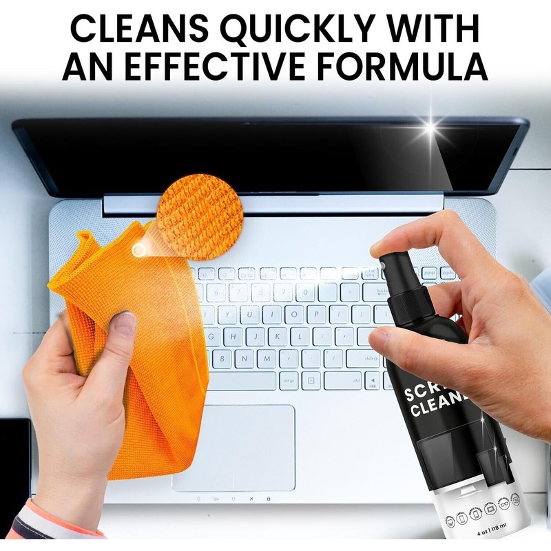 EVEO Screen Cleaner Spray - TV screen cleaner spray and