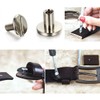 Teng Lang 50Sets Metal Chicago Screws Binding Leather Screw Nail