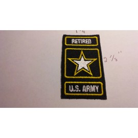 U. S Army Retired patch  (iron on)
