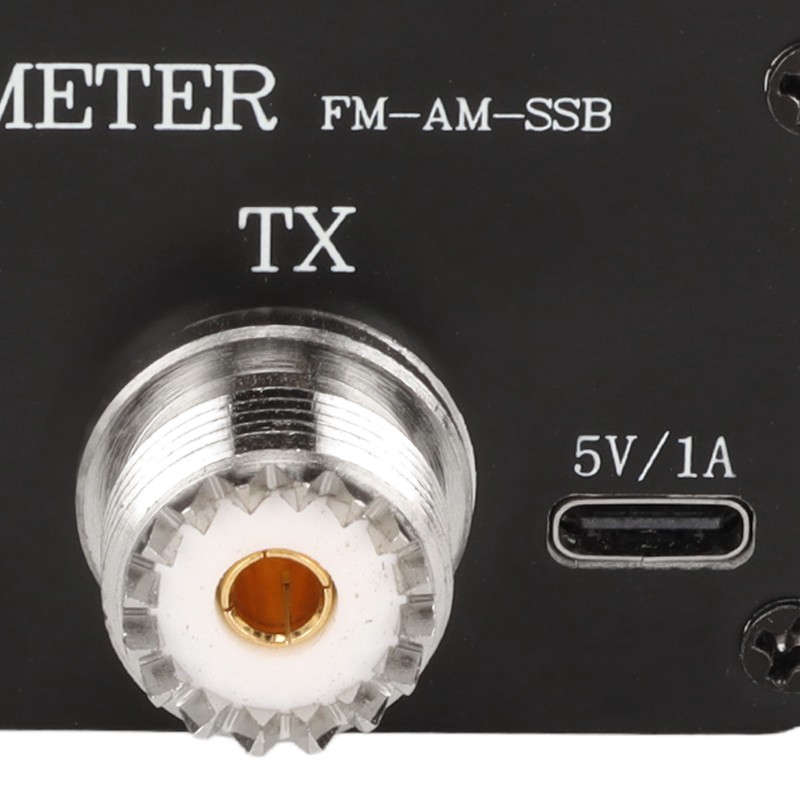 Standing Wave Meter Aluminium Alloy Digital Display 1.8‑50MHz FM AM
