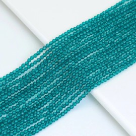 3mm Blue Crystal Round Faceted Beads, Sku#U1864