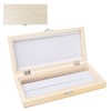 Microscope Slide Storage Box, Wooden Microslide Box, Holds 50 Place