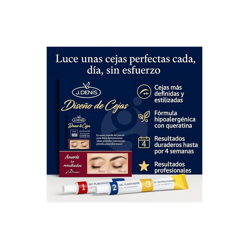 Kit de Planchado y Diseño de Cejas J Deni by