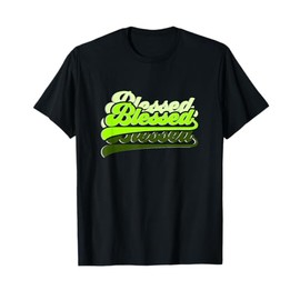 Green Graphic So So Blessed Green Graphic T-Shirt