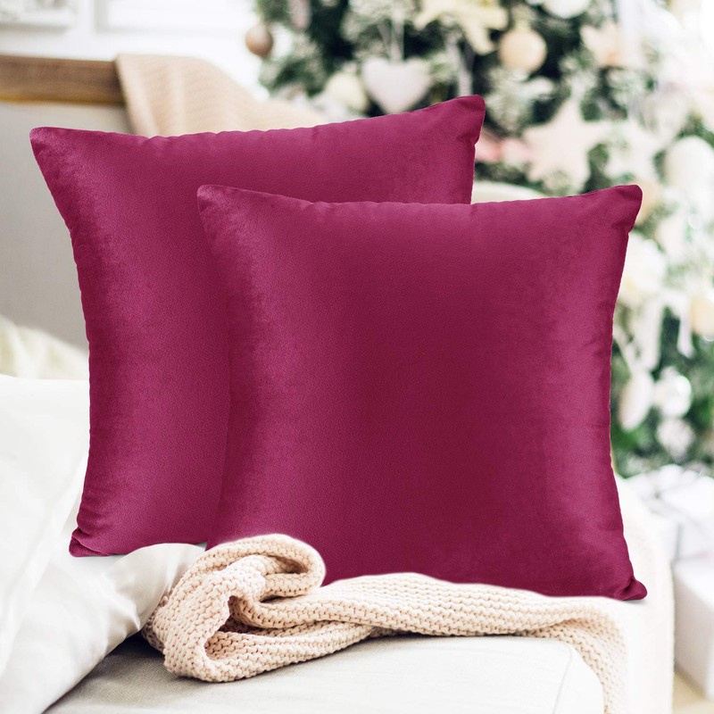 Nestl Throw Pillow Inserts Pack of 2 with Velvet Soft