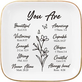 Svnntaa Gifts for Christian Women - Jewelry Tray, Confirmation Bible Verse Religious Gifts for Women Christmas Thanksgiving Mother's Day