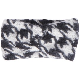 PIECES PCPYRON STRAIGHT HEADBAND BOX BC, Black/pattern: checks-cloud dancer