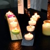 Wooden Bridge Candle Holders 15 inch in Length, Long Tea