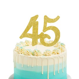 Decoración para tarta de números. 45